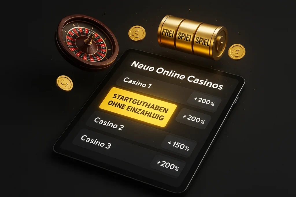 Neue Online Casinos 2025 – Frische Anbieter mit Startguthaben